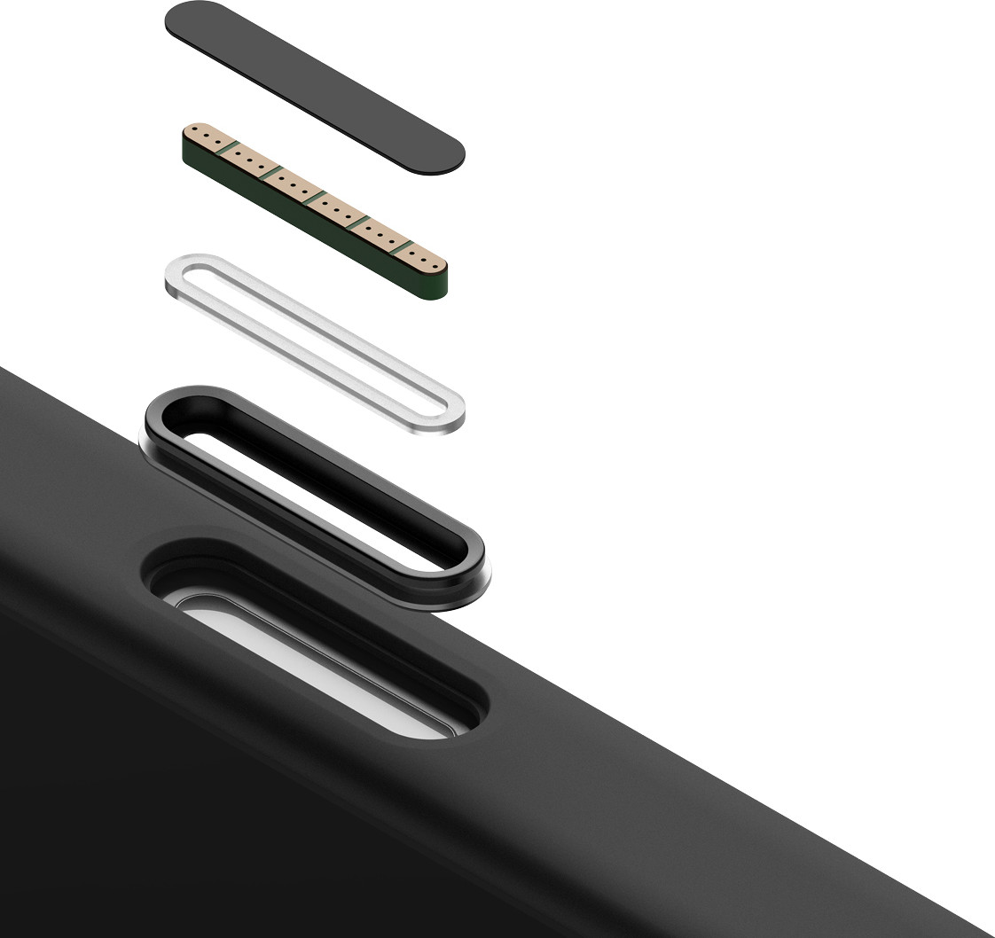 Чехол-накладка Ringke Silicone Magnetic для iPhone 17 (Black) — фото 6