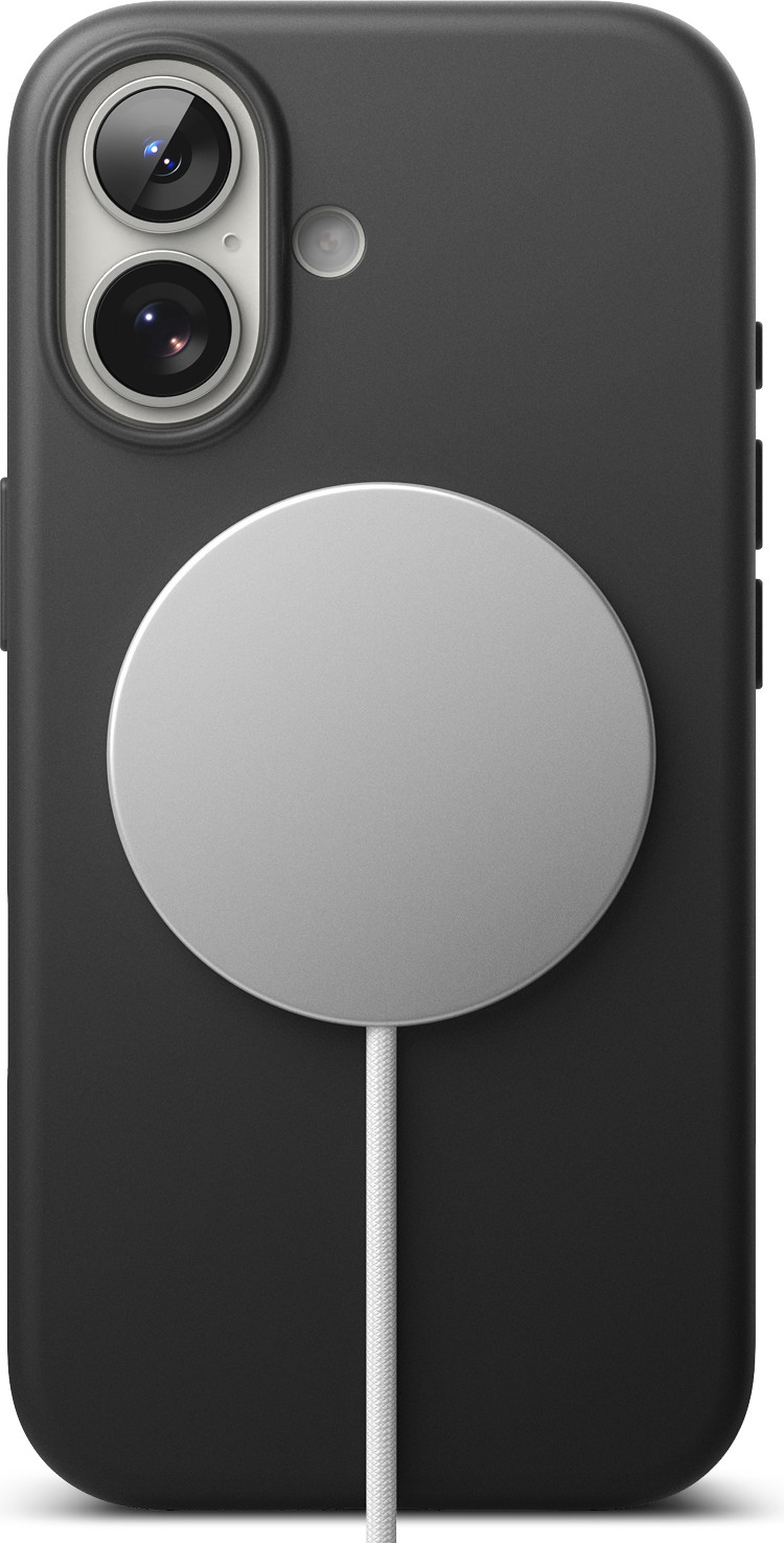 Чехол-накладка Ringke Silicone Magnetic для iPhone 17 (Black) — фото 3