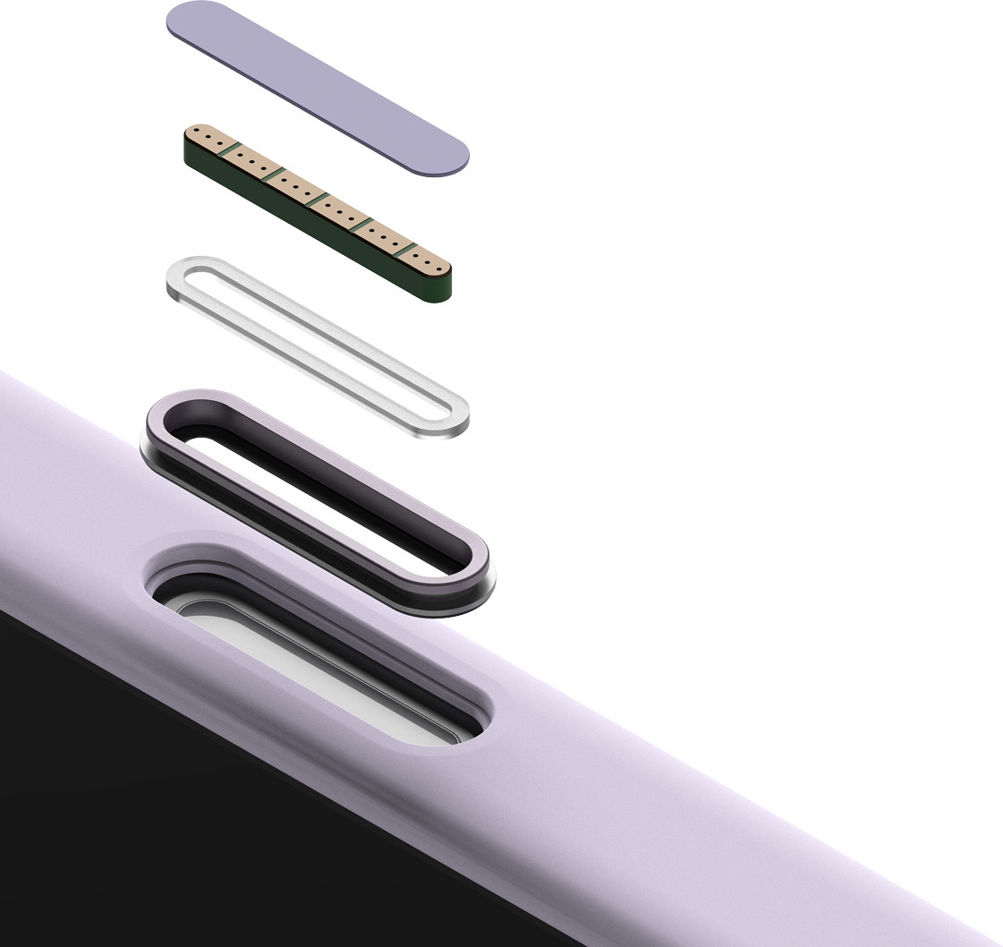 Чехол-накладка Ringke Silicone Magnetic для iPhone 17 (Light Purple) — фото 6
