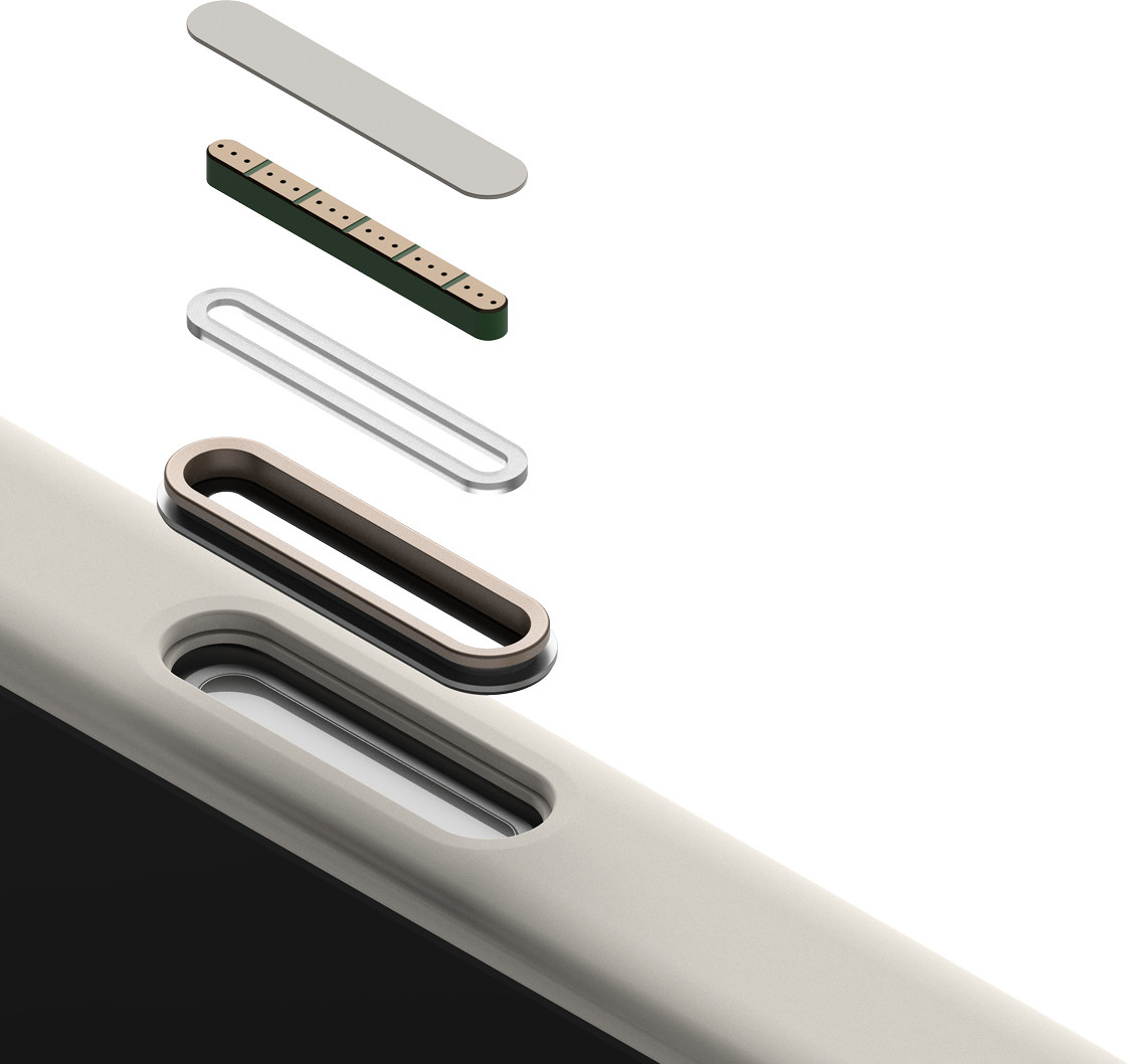 Чехол-накладка Ringke Silicone Magnetic для iPhone 17 (Stone) — фото 6