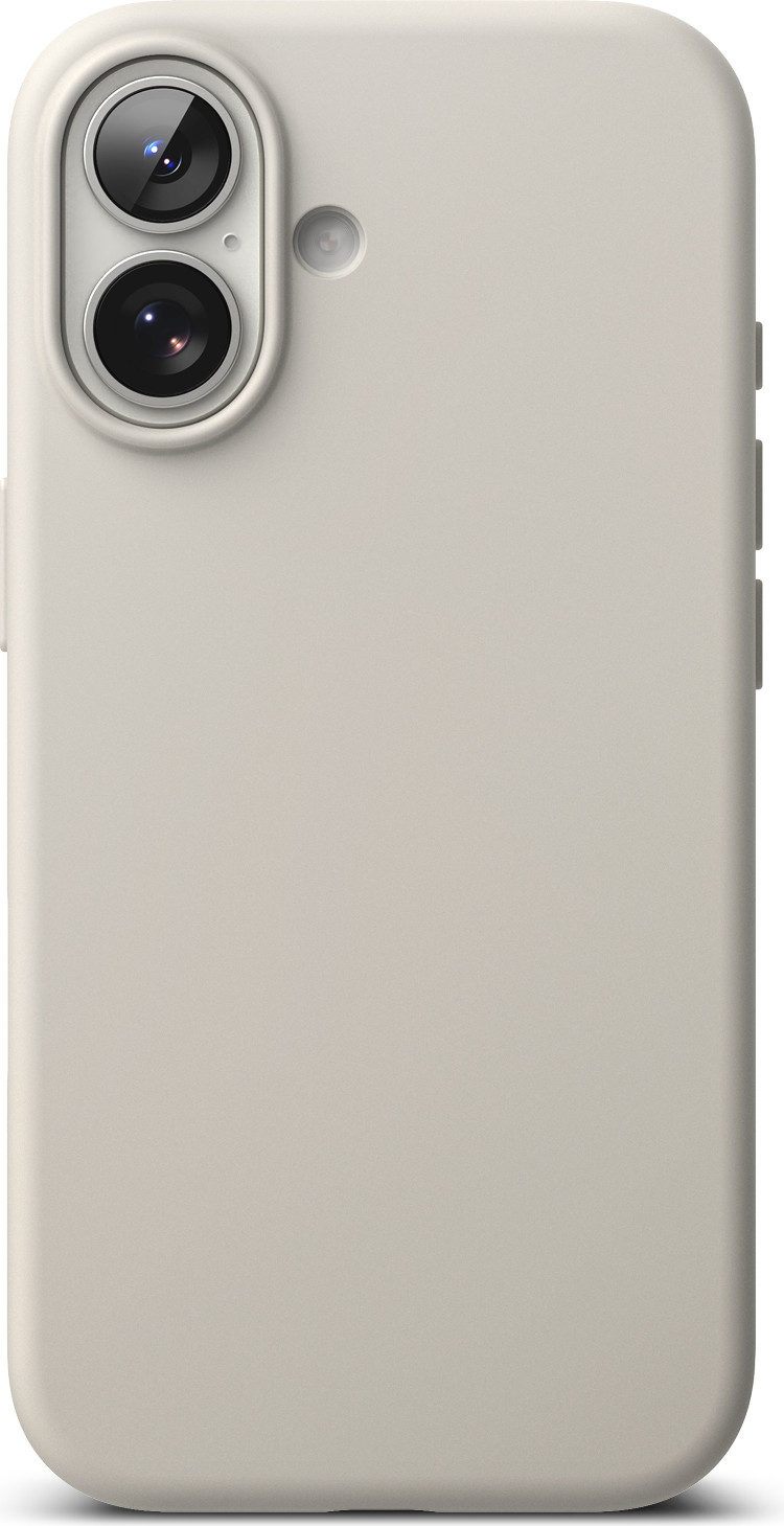 Чехол-накладка Ringke Silicone Magnetic для iPhone 17 (Stone) — фото 1