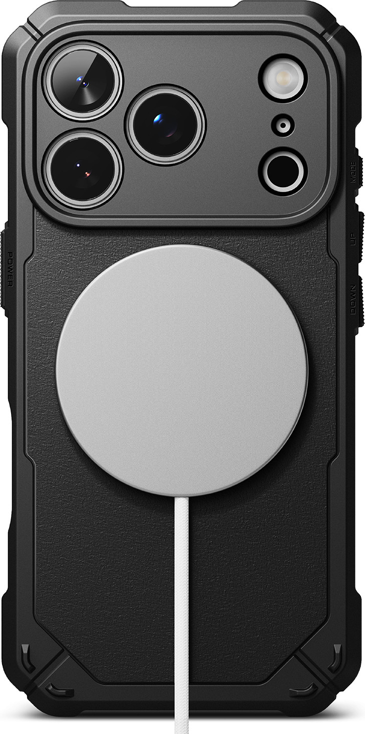 Чехол-накладка Ringke Rugged Gear Magnetic для iPhone 17 Pro (Black)