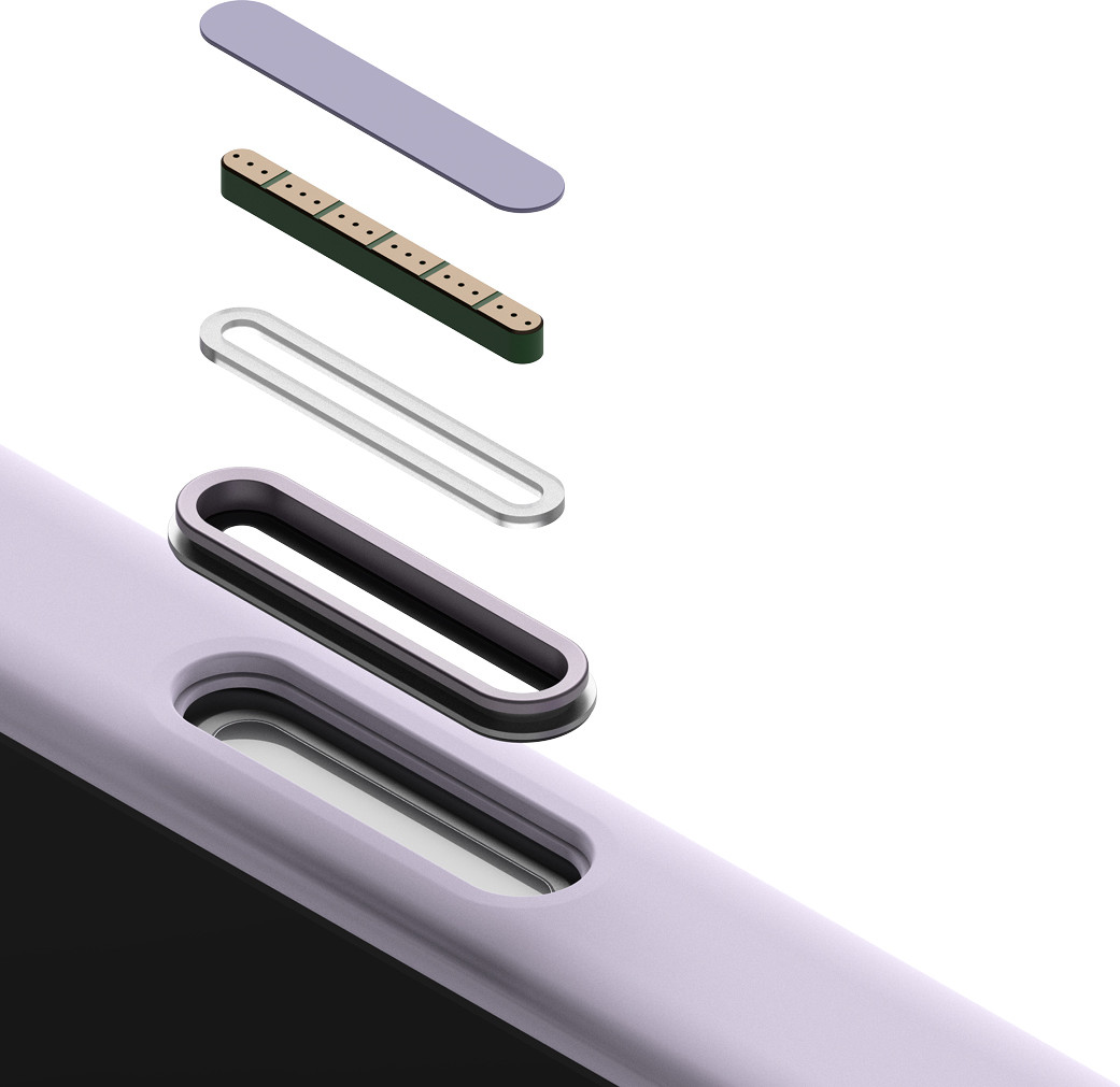 Чехол-накладка Ringke Silicone Magnetic для iPhone 17 Pro Max (Light Purple) — фото 6