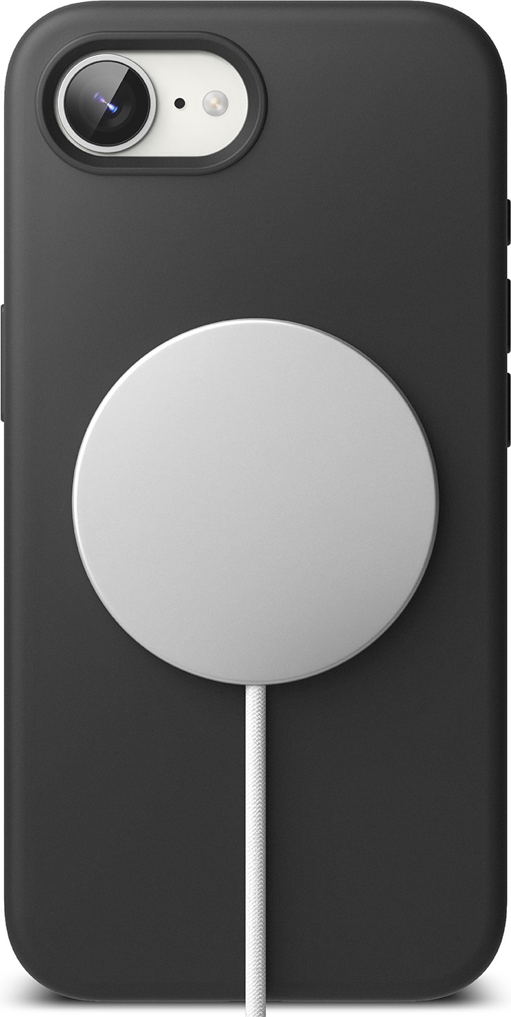 Чехол-накладка Ringke Silicone Magnetic для iPhone 17e/16e (Black) — фото 3