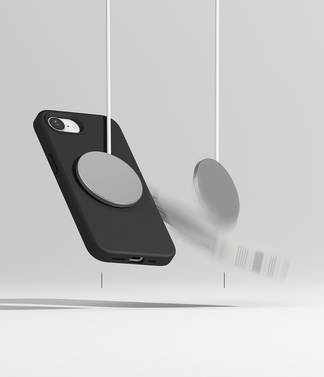 Чехол-накладка Ringke Silicone Magnetic для iPhone 17e/16e (Black) — фото 6