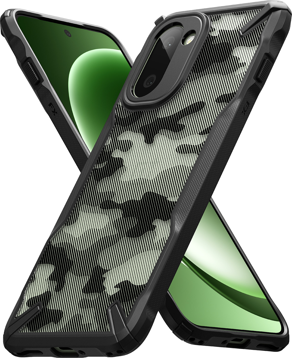 Чехол-накладка Ringke Fusion X для OnePlus 15R (Camo Black) — фото 3