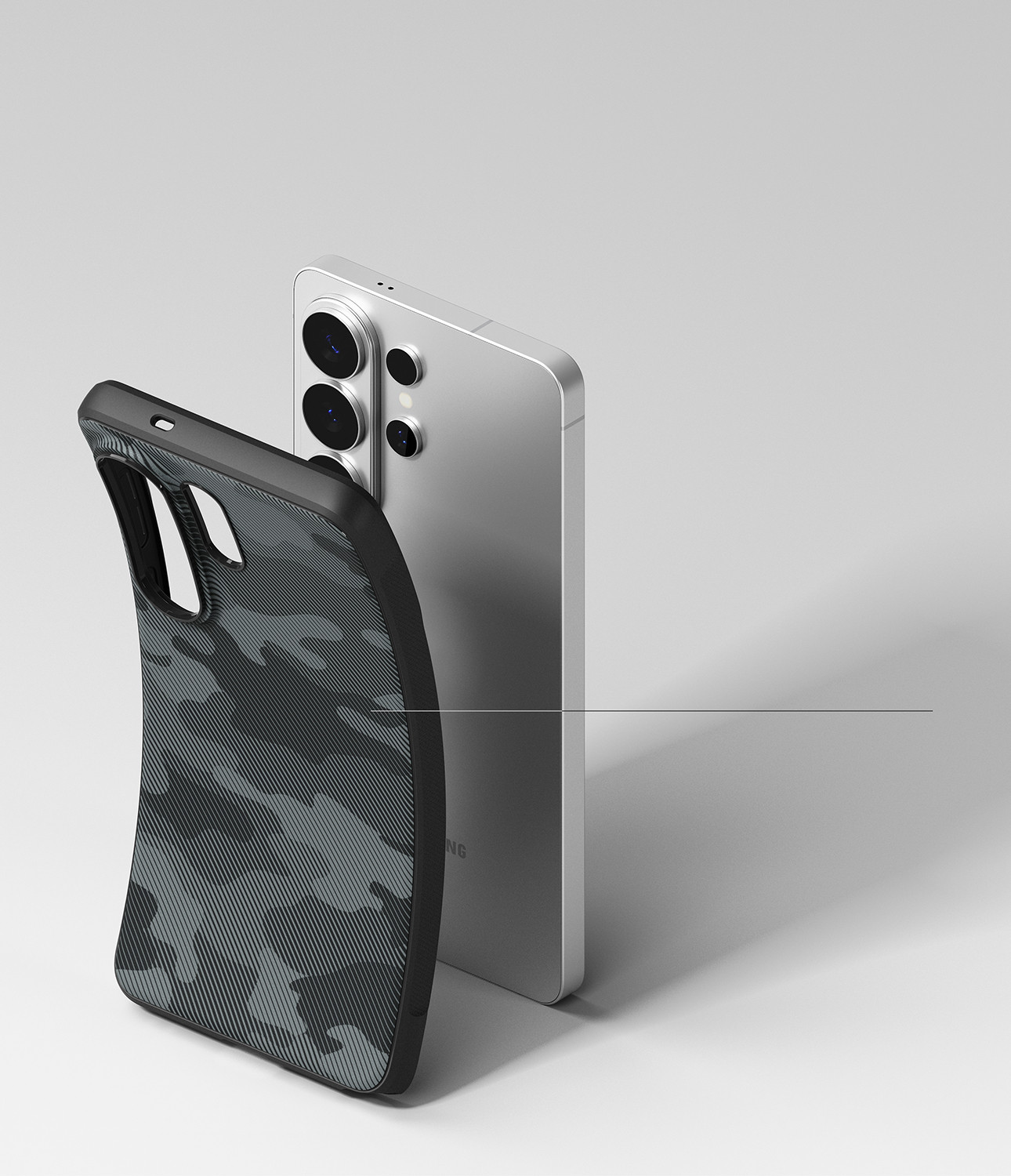 Чехол-накладка Ringke Onyx Magnetic для Galaxy S26 Ultra (Camo Black) — фото 5