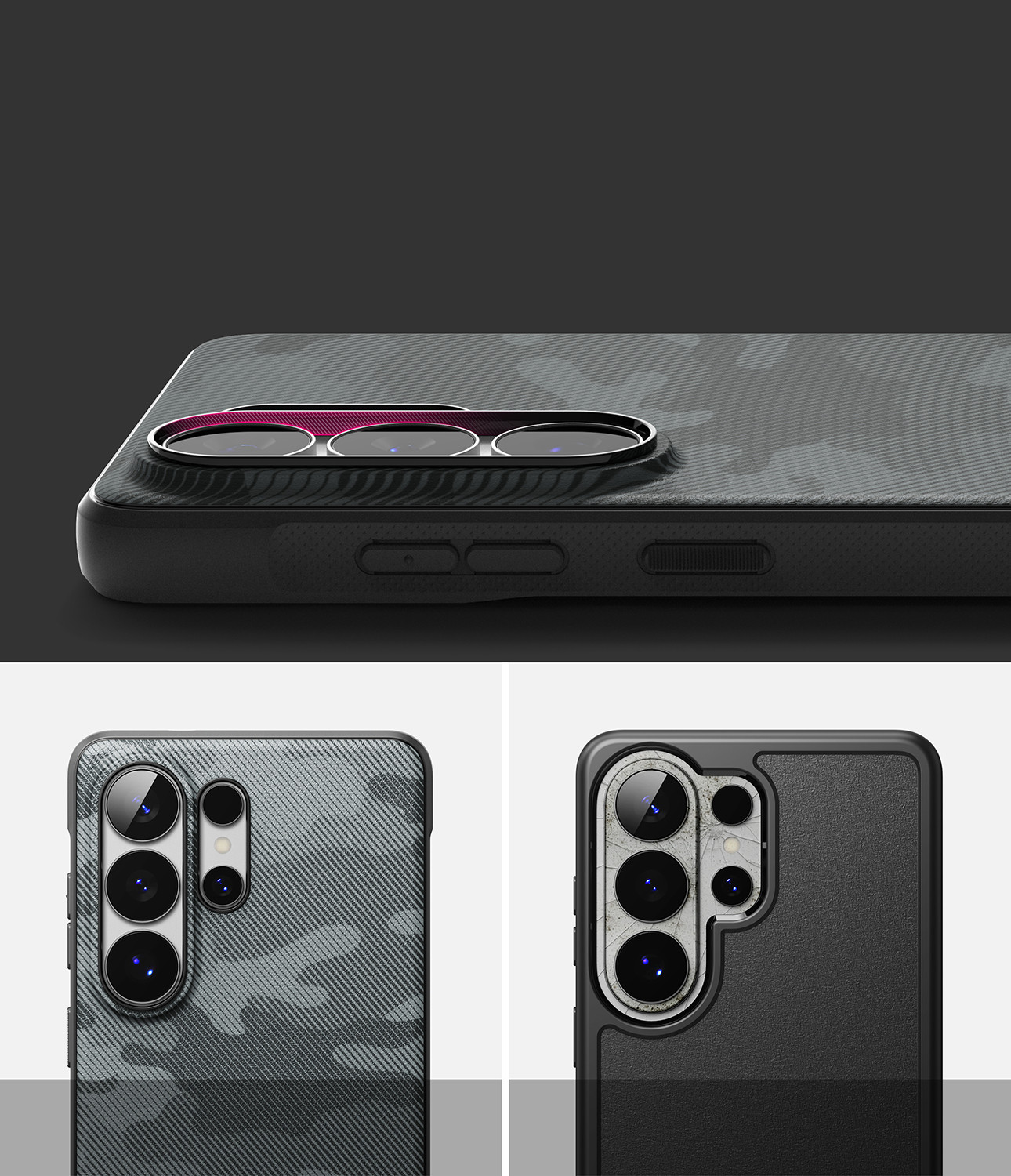 Чехол-накладка Ringke Onyx Magnetic для Galaxy S26 Ultra (Camo Black) — фото 6