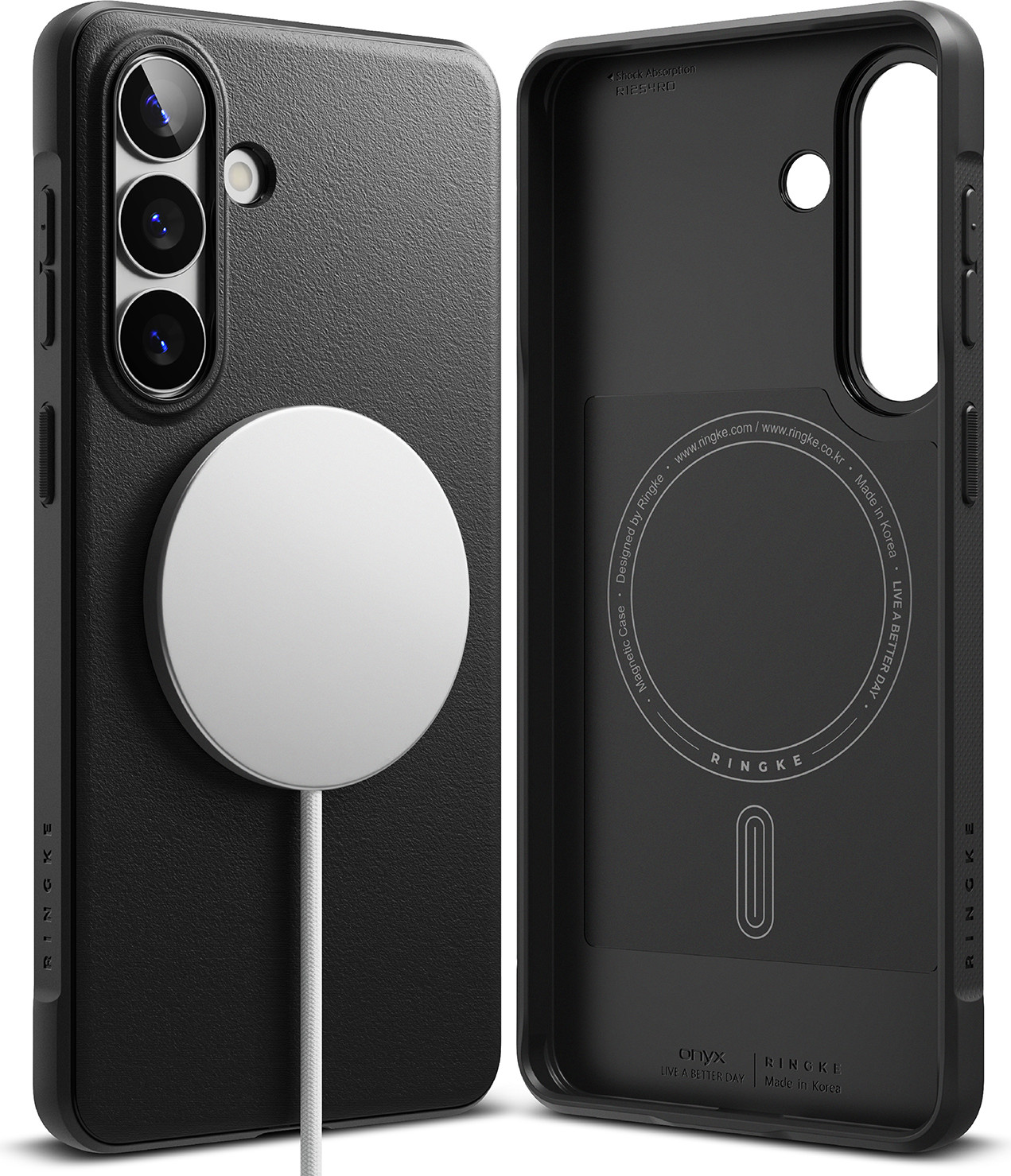 Чехол-накладка Ringke Onyx Magnetic для Galaxy S26 Plus (Black)