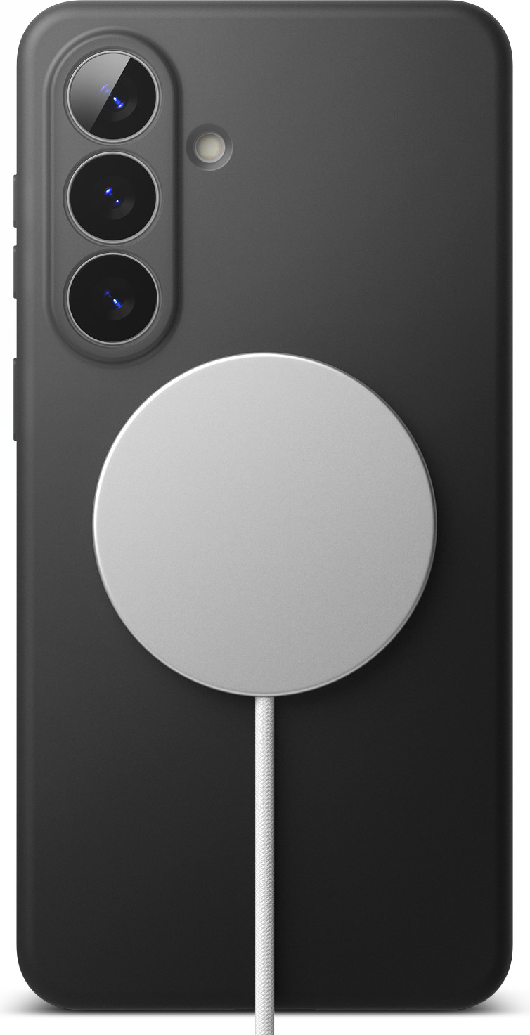 Чехол-накладка Ringke Silicone Magnetic для Galaxy S26 Plus (Black) — фото 3