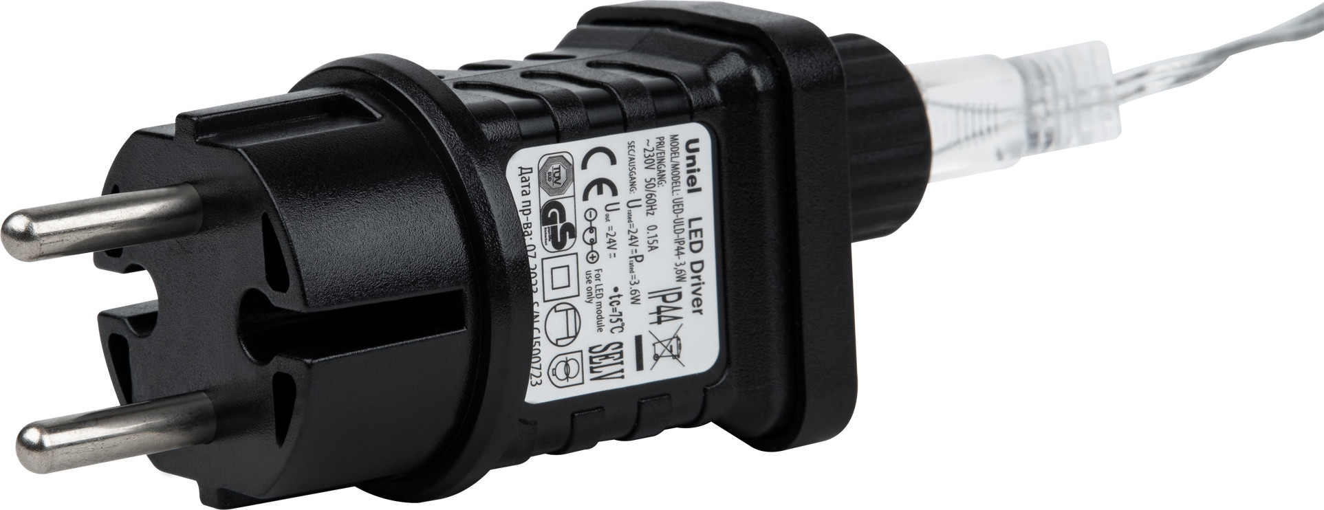 Светодиодная бахрома Uniel ULD-B12006-195/TTK BLUE IP44 / UL-00010882 — фото 4