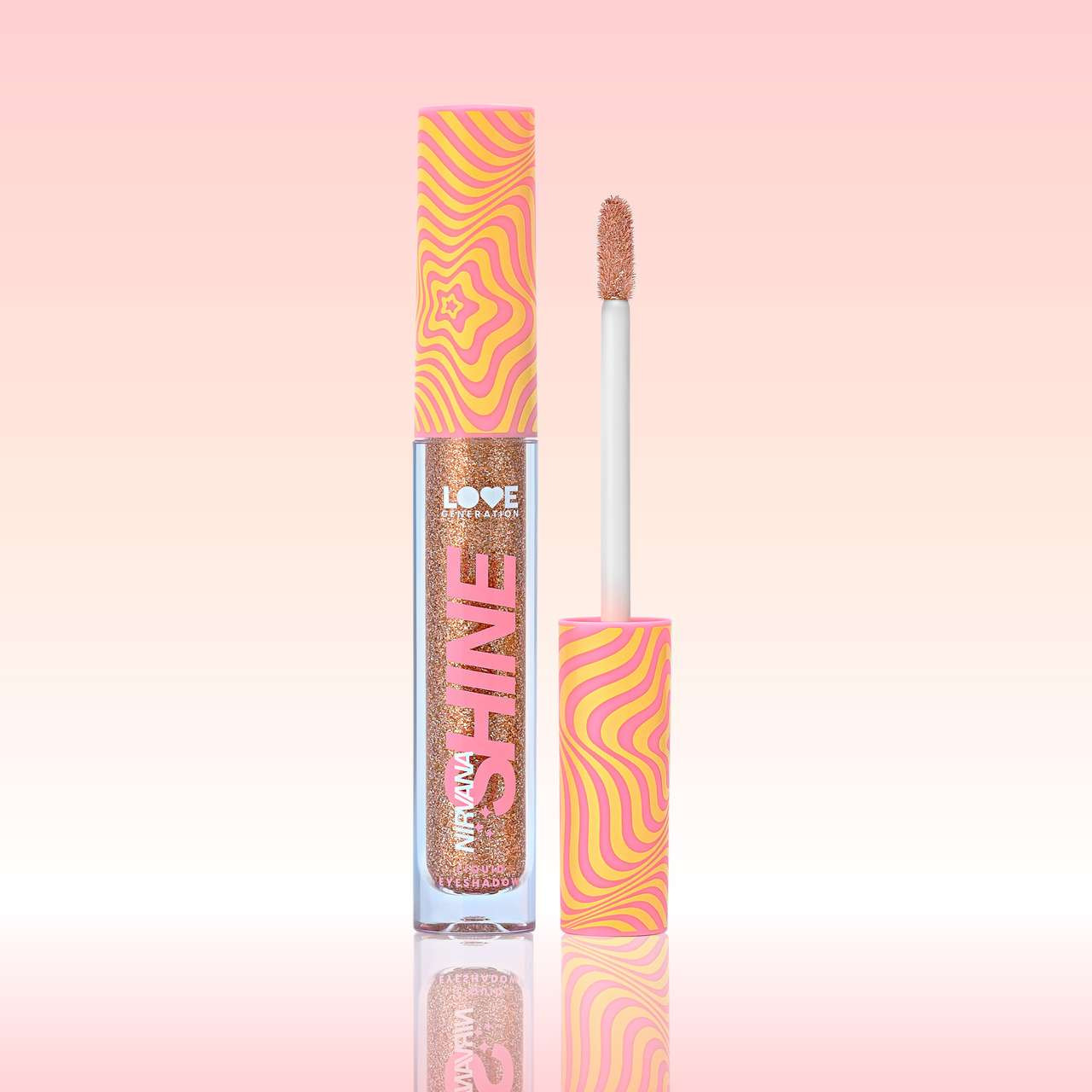 Тени для век Love Generation Shine Liquid Eyeshadow Nirvana жидкие тон 01 — фото 3