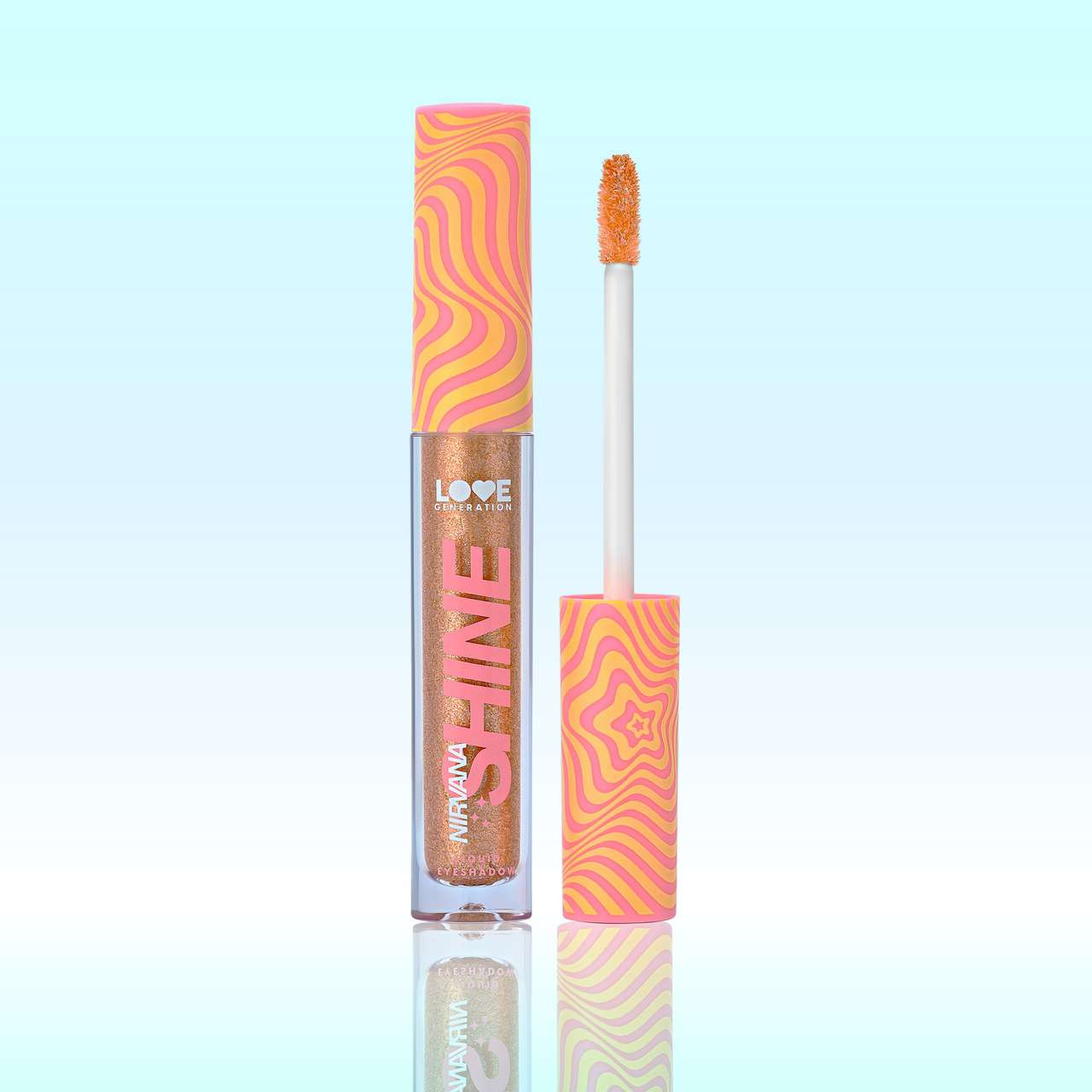 Тени для век Love Generation Shine Liquid Eyeshadow Nirvana жидкие тон 03 — фото 3