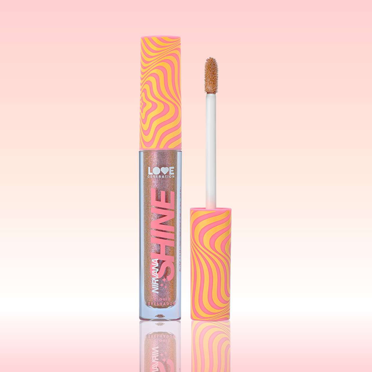 Тени для век Love Generation Shine Liquid Eyeshadow Nirvana жидкие тон 06 — фото 3
