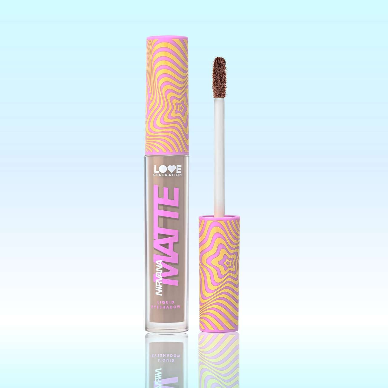 Тени для век Love Generation Matte Liquid Eyeshadow Nirvana жидкие тон 01 — фото 3