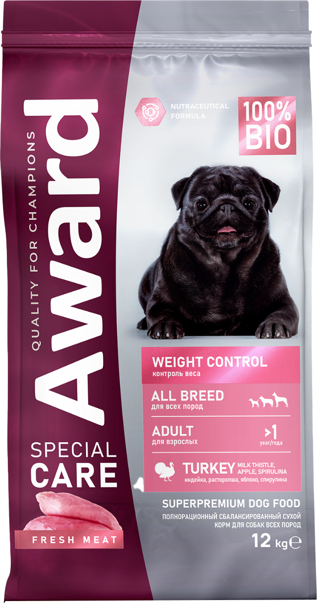 Сухой корм для собак Award Special Care Weight Control (12кг)