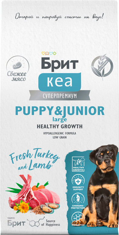 Сухой корм для собак Брит Кеа Puppy&Junior Medium Healthy Growth (3кг) — фото 2