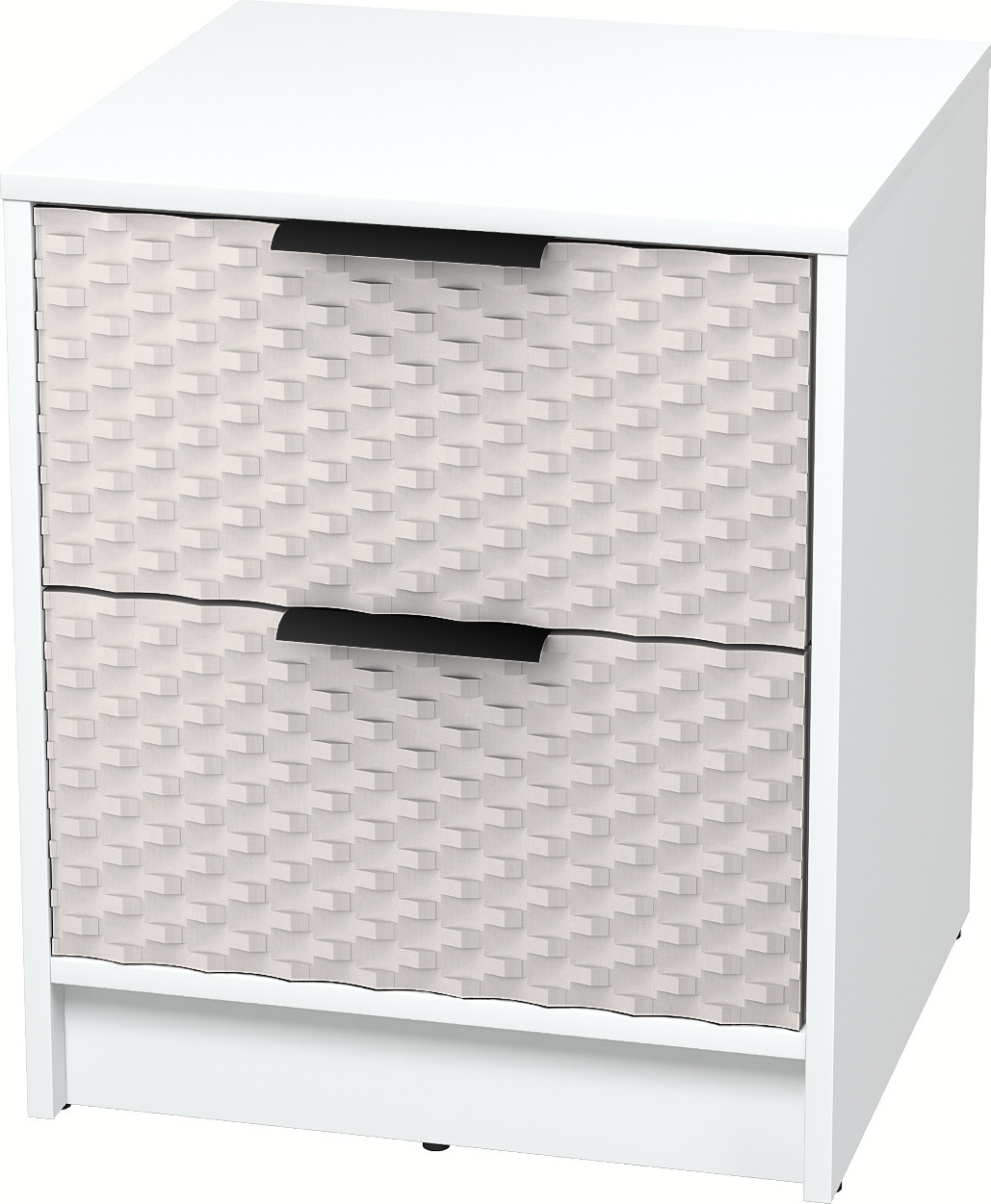 Прикроватная тумба Interline Концепт КТ-ТК1-57 Техно (белый платинум/кашемир) — фото 3