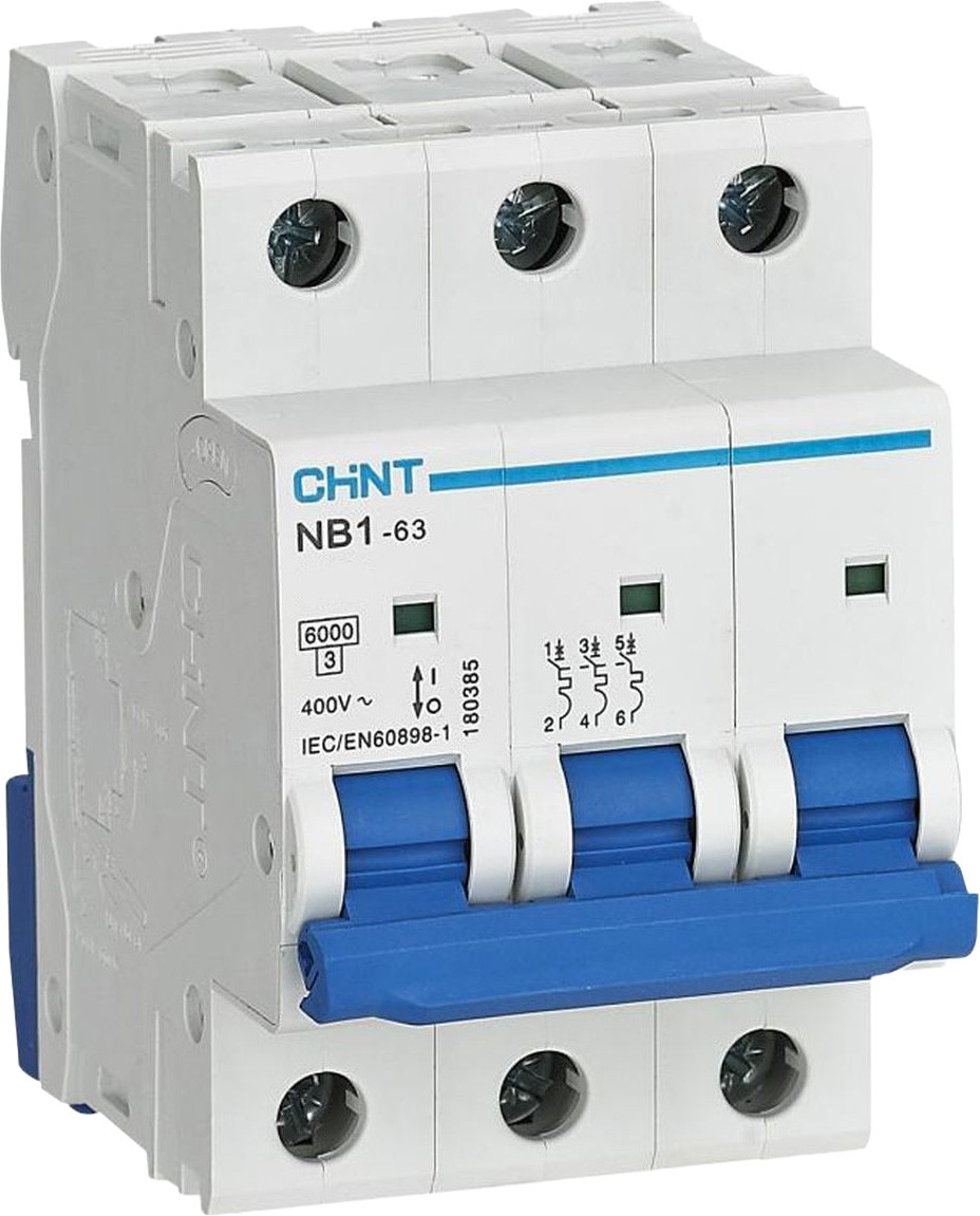 Выключатель автоматический Chint NB1-63 3P 13A 6кА / 179699