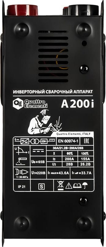 Инвертор сварочный Quattro Elementi A 200i / 922-593 — фото 3