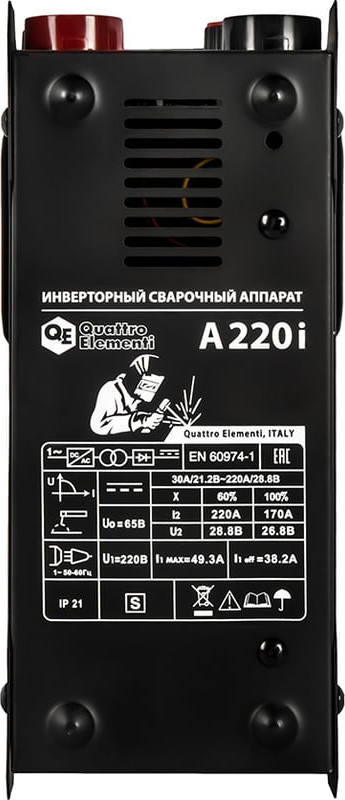 Инвертор сварочный Quattro Elementi A 220i / 922-609 — фото 5