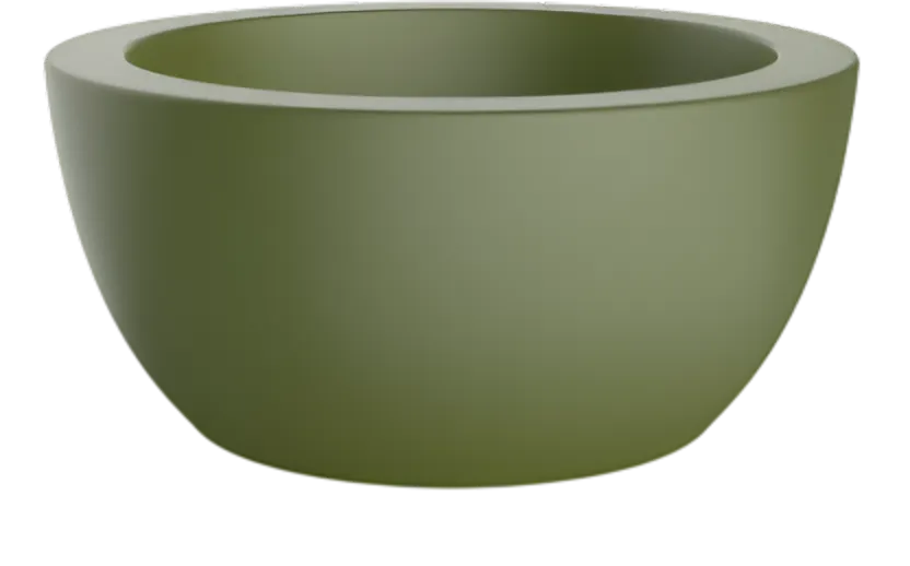 Кашпо БЕРКАНО Vetro 32 / 220_086_23V (Olive green)