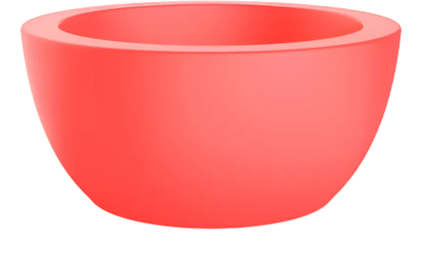 Кашпо БЕРКАНО Vetro 32 / 220_086_19V (Chili Red)