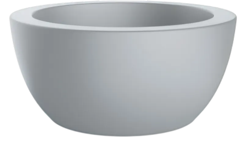 Вазон БЕРКАНО Vetro 32 DB / 220_086_21 (Concrete Gray)