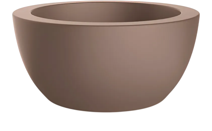 Вазон БЕРКАНО Vetro 32 DB / 220_086_13 (Cappuccino)