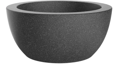 Вазон БЕРКАНО Vetro 32 DB / 220_086_24 (Black Granite)