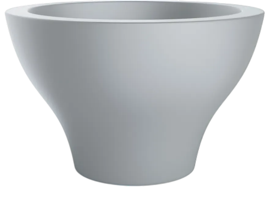 Кашпо БЕРКАНО Vetro 40 / 220_085_21V (Concrete Gray)