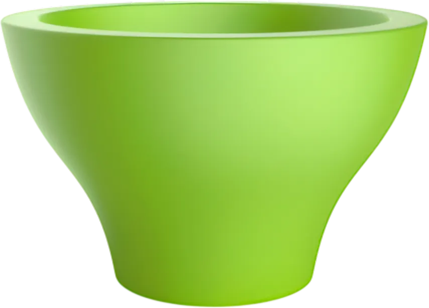 Кашпо БЕРКАНО Vetro 40 / 220_085_16V ( Spring Green)