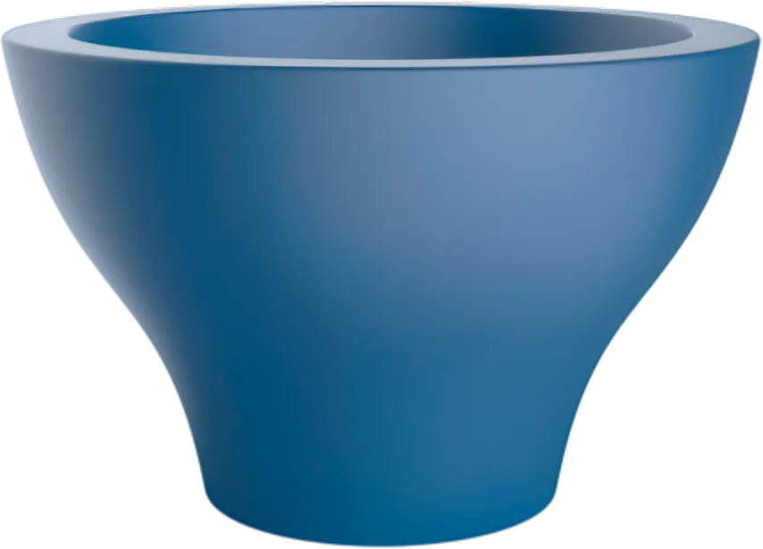 Кашпо БЕРКАНО Vetro 40 / 220_085_17V (Wave Blue)