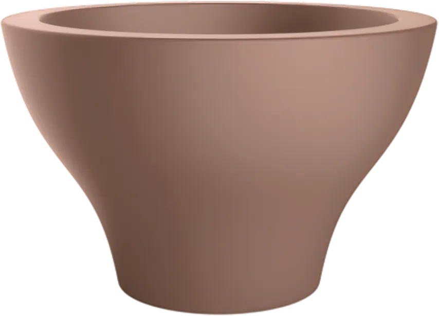 Кашпо БЕРКАНО Vetro 40 / 220_085_13V (Cappuccino)