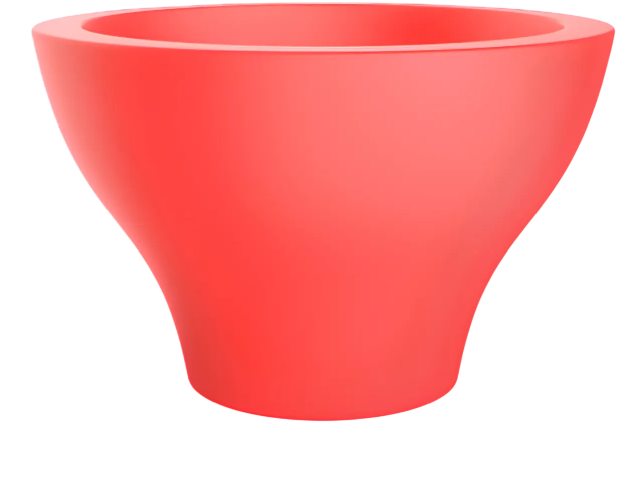Кашпо БЕРКАНО Vetro 40 / 220_085_19V (Chili Red)