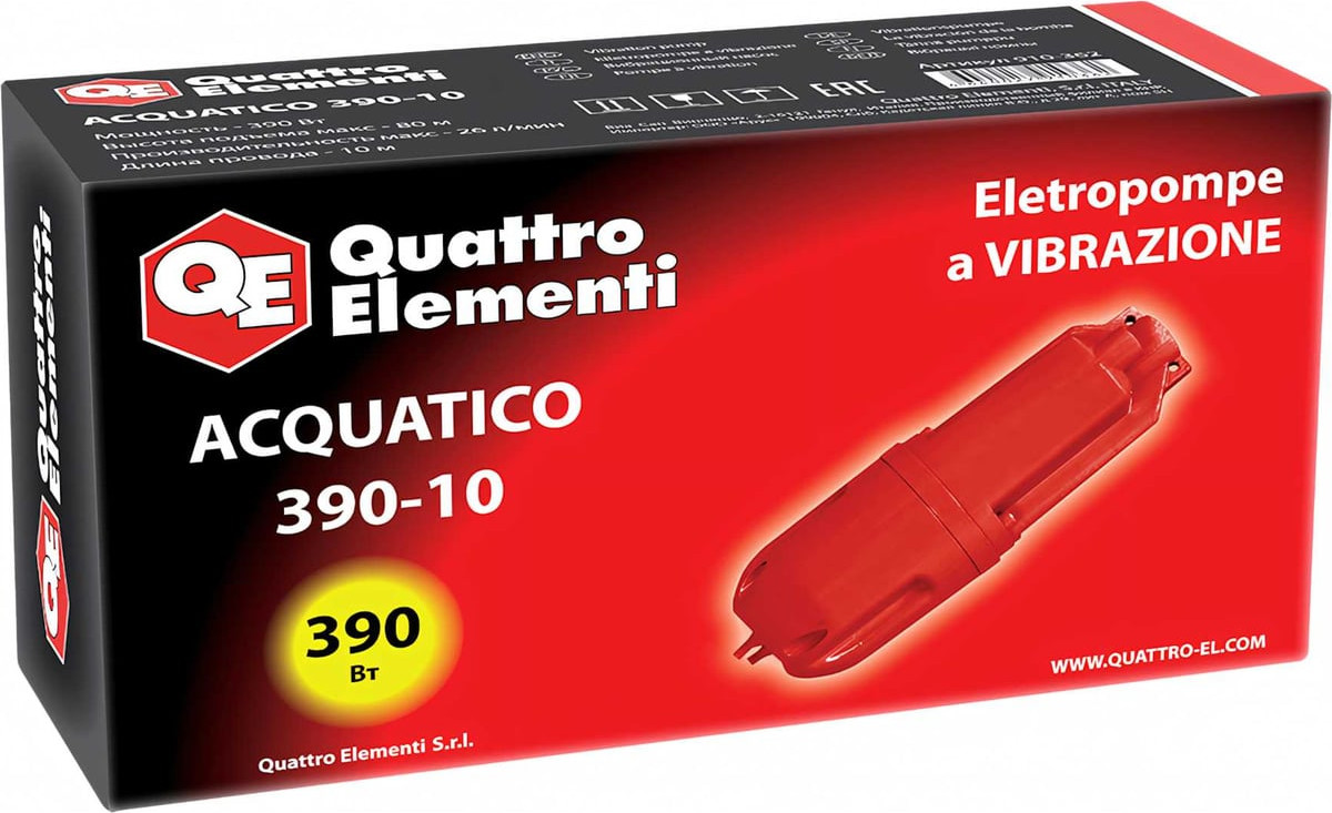 Вибрационный насос Quattro Elementi Acquatico 390-10 / 910-362 — фото 5