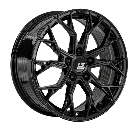 Литой диск LS wheels FlowForming RC108 17x8" 5x120мм DIA 72.6мм ET 35мм BK