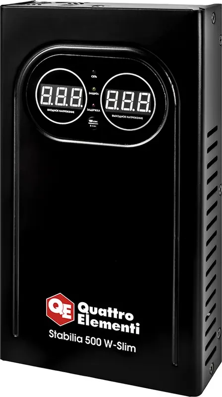 Стабилизатор напряжения Quattro Elementi Stabilia 500 W-Slim / 917-766