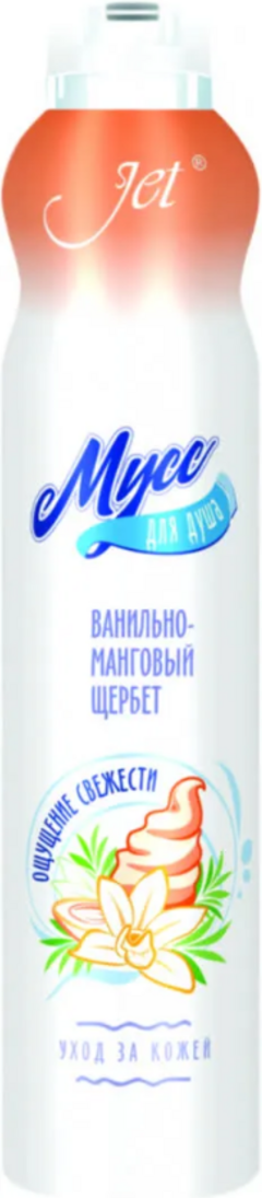 Гель для душа Jet Hair Ванильно-манговый щербет (200мл)