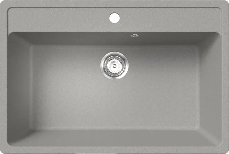 Мойка кухонная Mixline ML-GM33 558737 (серый)