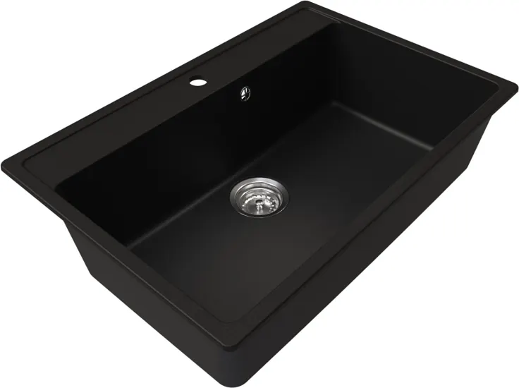 Мойка кухонная Mixline ML-GM33 558739 (ультрачерный) — фото 2