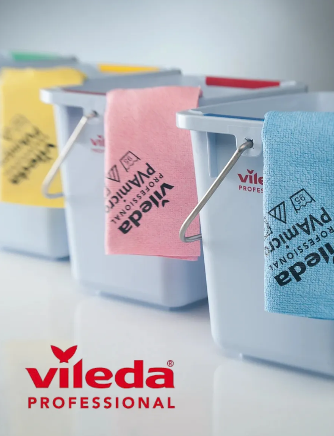 Набор салфеток хозяйственных Vileda PVAmicro (5шт, красный) — фото 6