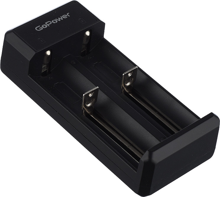 Зарядное устройство для аккумуляторов GoPower LiCharger Eco 2 Ni-MH/Ni-Cd/Li-ion/IMR 2 слота / 00-00031389 — фото 2