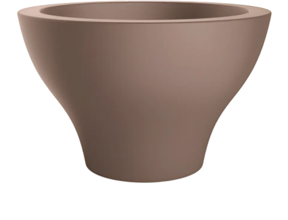 Вазон БЕРКАНО Vetro 40 DB / 220_085_13 (Cappuccino)