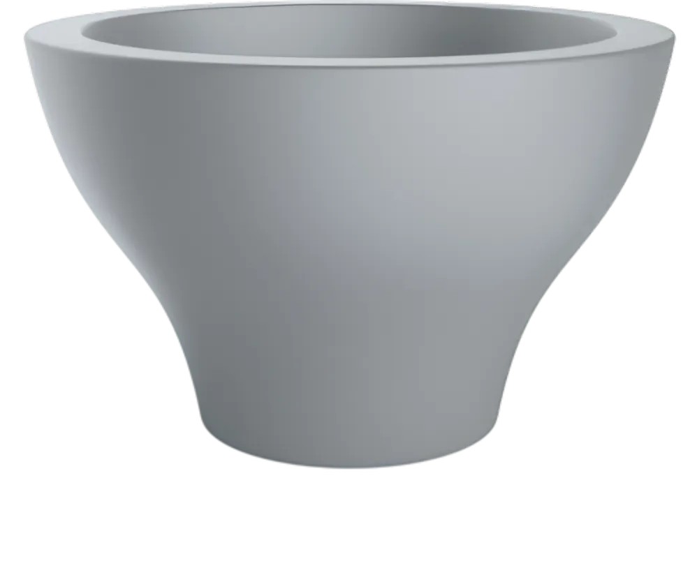 Кашпо БЕРКАНО Vetro 50 / 220_084_21V (Concrete Gray)