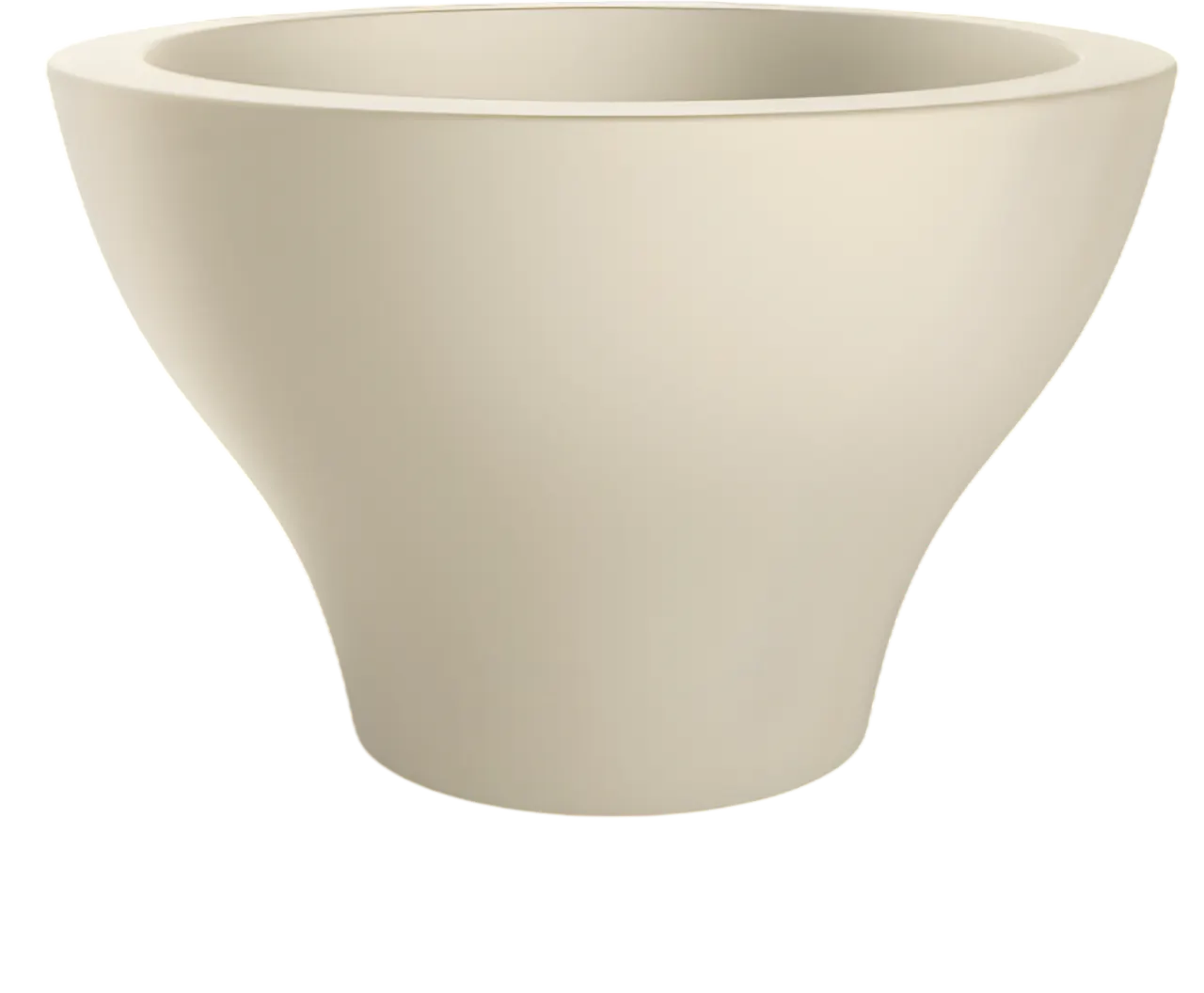 Кашпо БЕРКАНО Vetro 50 / 220_084_12V (Bone Brown)