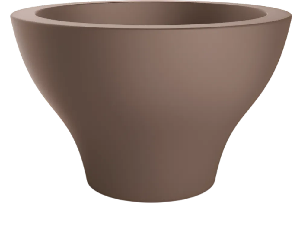 Вазон БЕРКАНО Vetro 50 DB / 220_084_13 (Cappuccino)