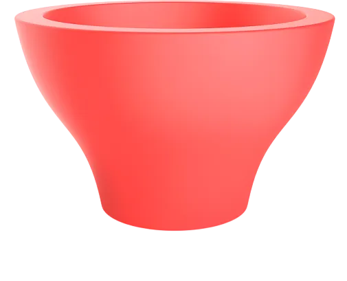 Вазон БЕРКАНО Vetro 50 DB / 220_084_19 (Chili Red)