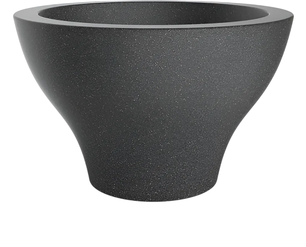 Вазон БЕРКАНО Vetro 50 DB / 220_084_24 (Black Granite)