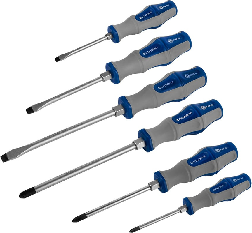 Набор отверток Кобальт Ultra Grip / 646-621 (6шт)